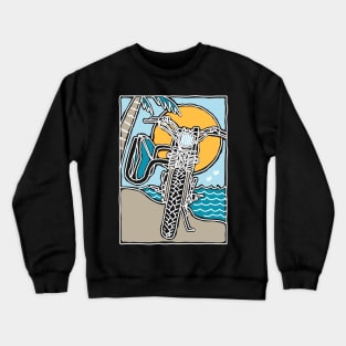 Ride and Surf (for Dark Color) Crewneck Sweatshirt